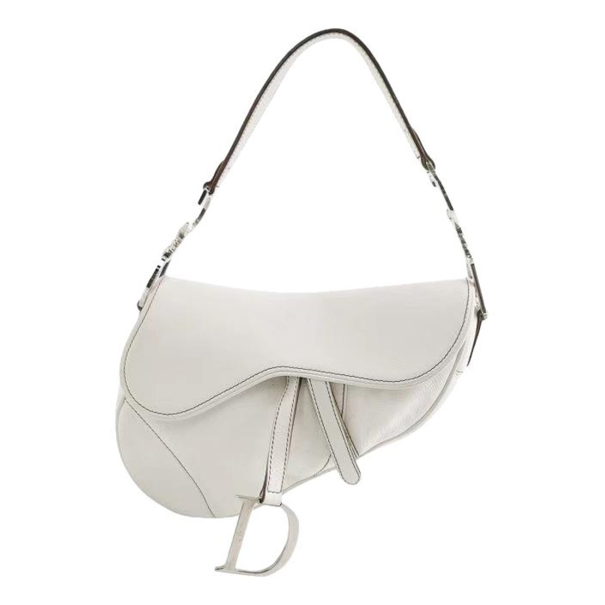 Saddle leather handbag