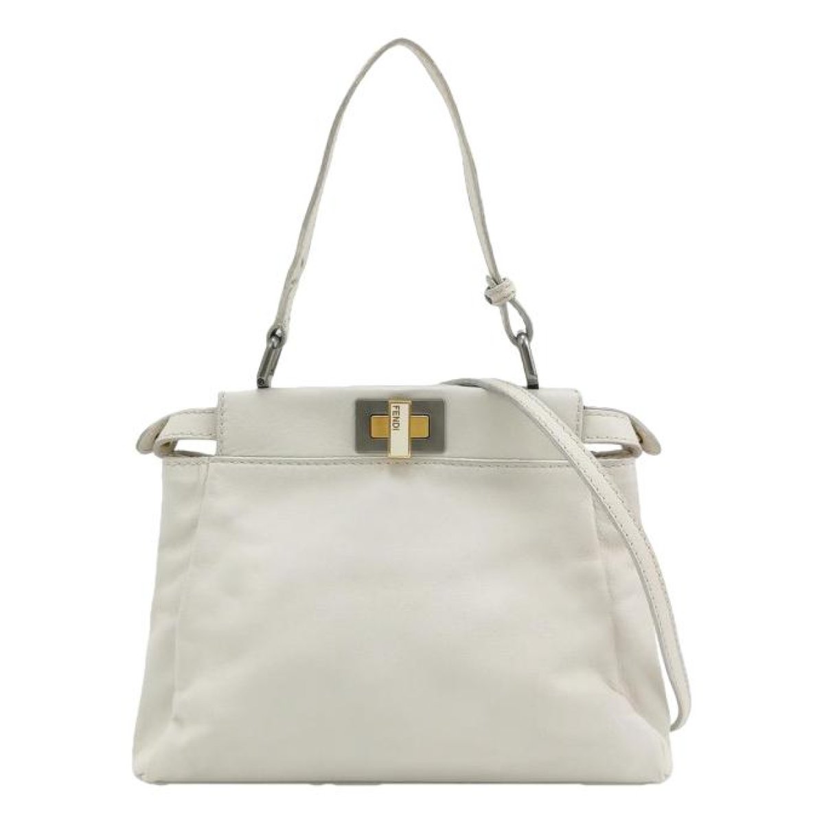 Peekaboo leather handbag