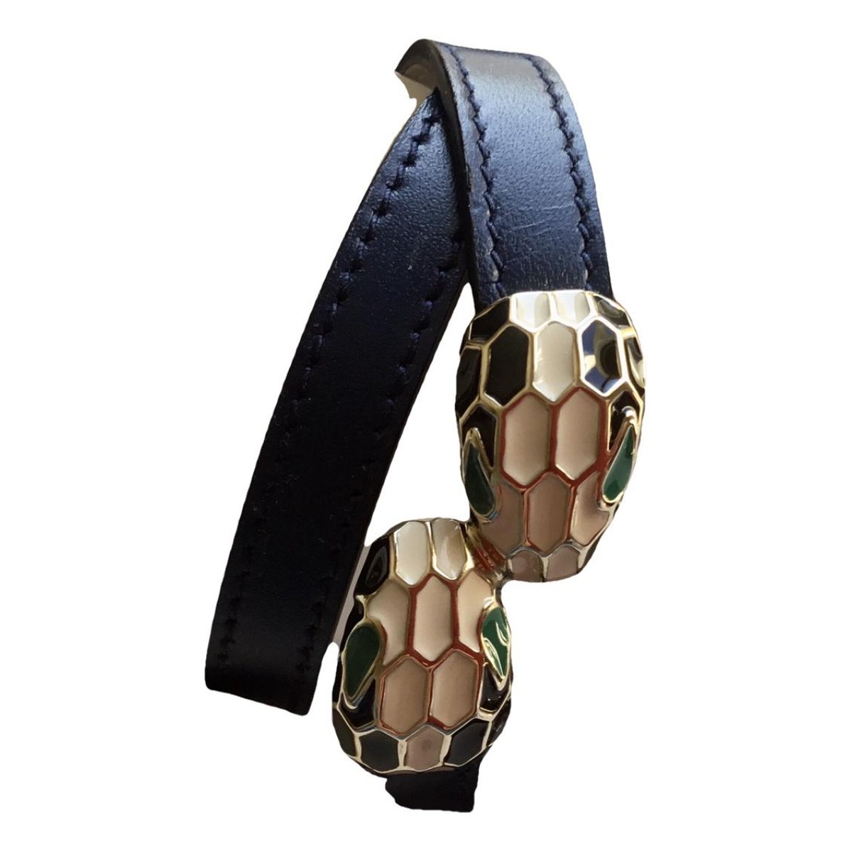 Serpenti leather bracelet