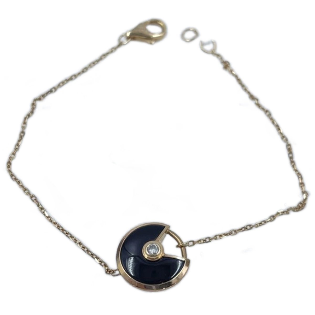Amulette yellow gold bracelet