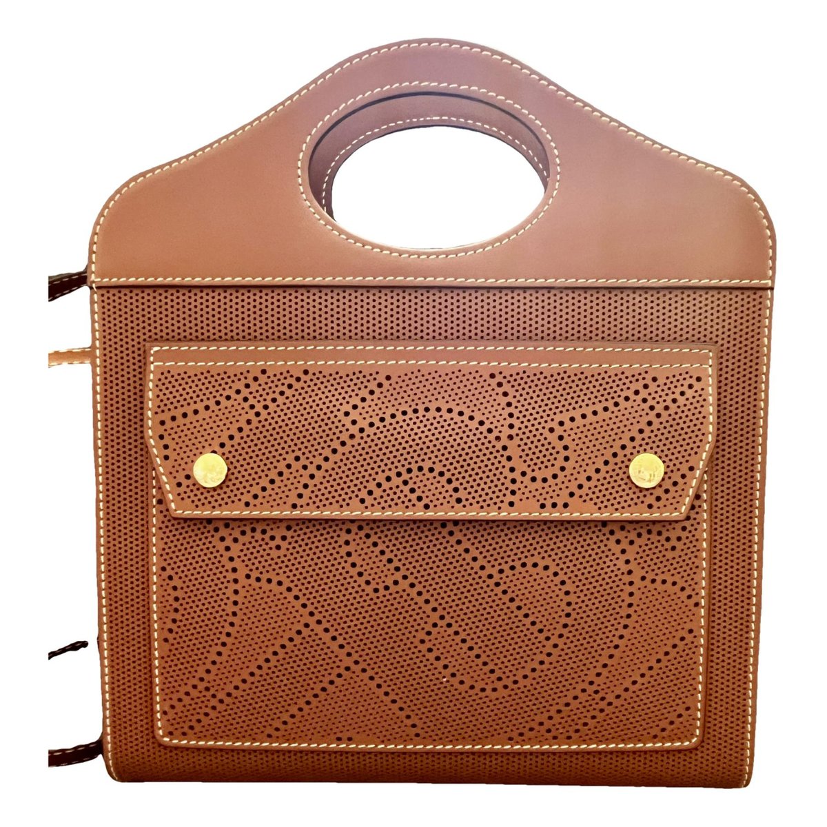 Pocket Mini leather handbag