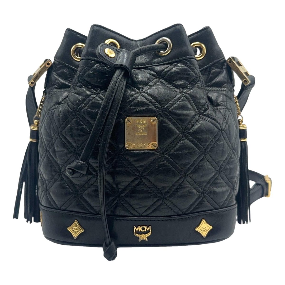 Heritage Drawstring leather crossbody bag