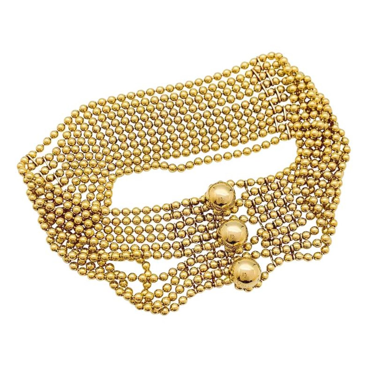 Draperie yellow gold bracelet