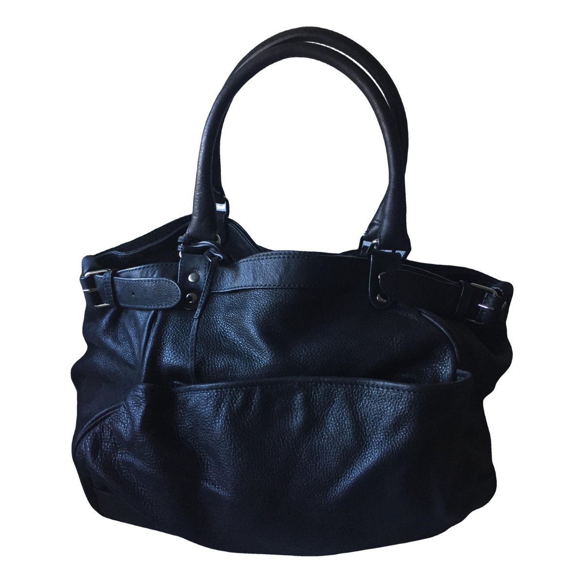 Lune leather handbag