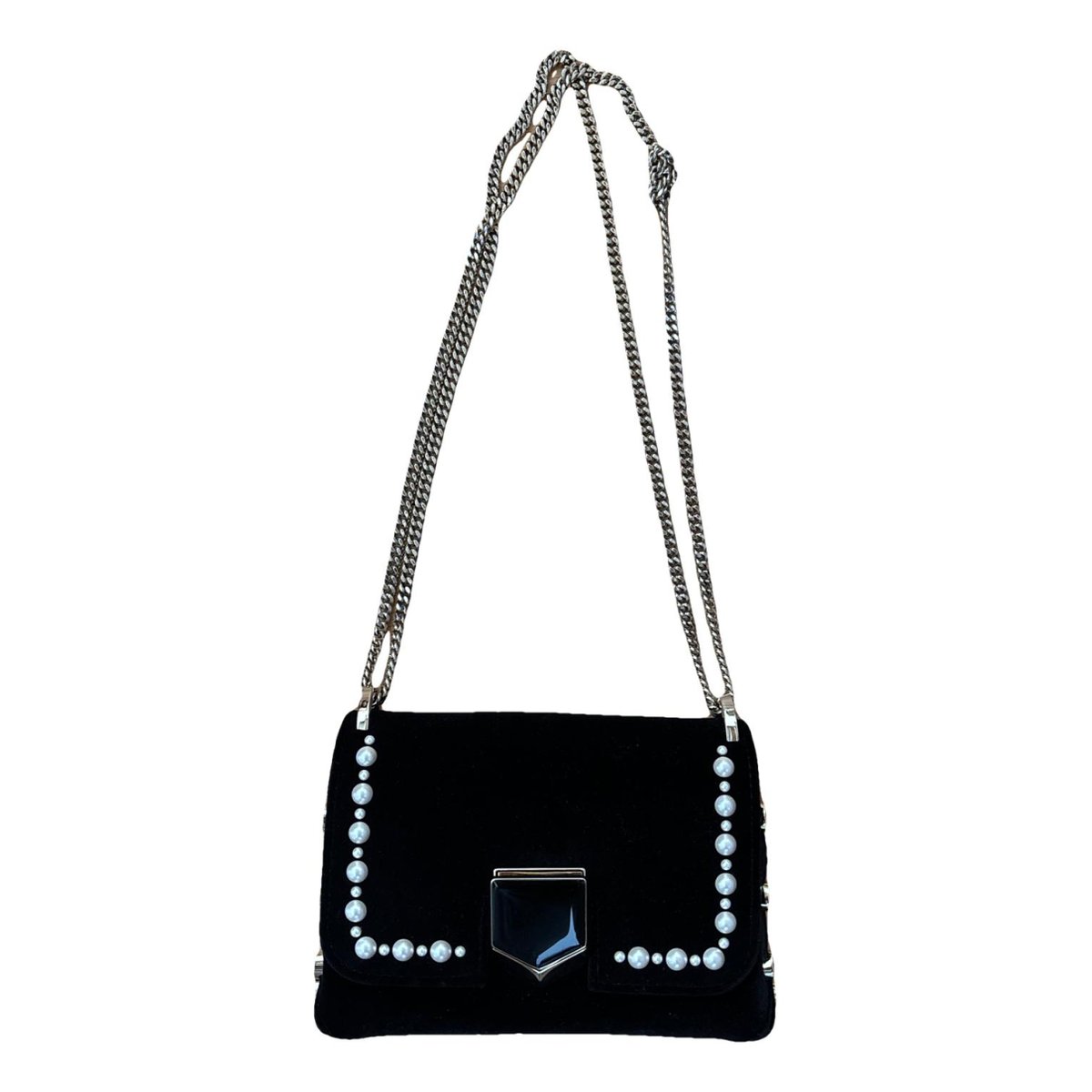 Lockett velvet crossbody bag