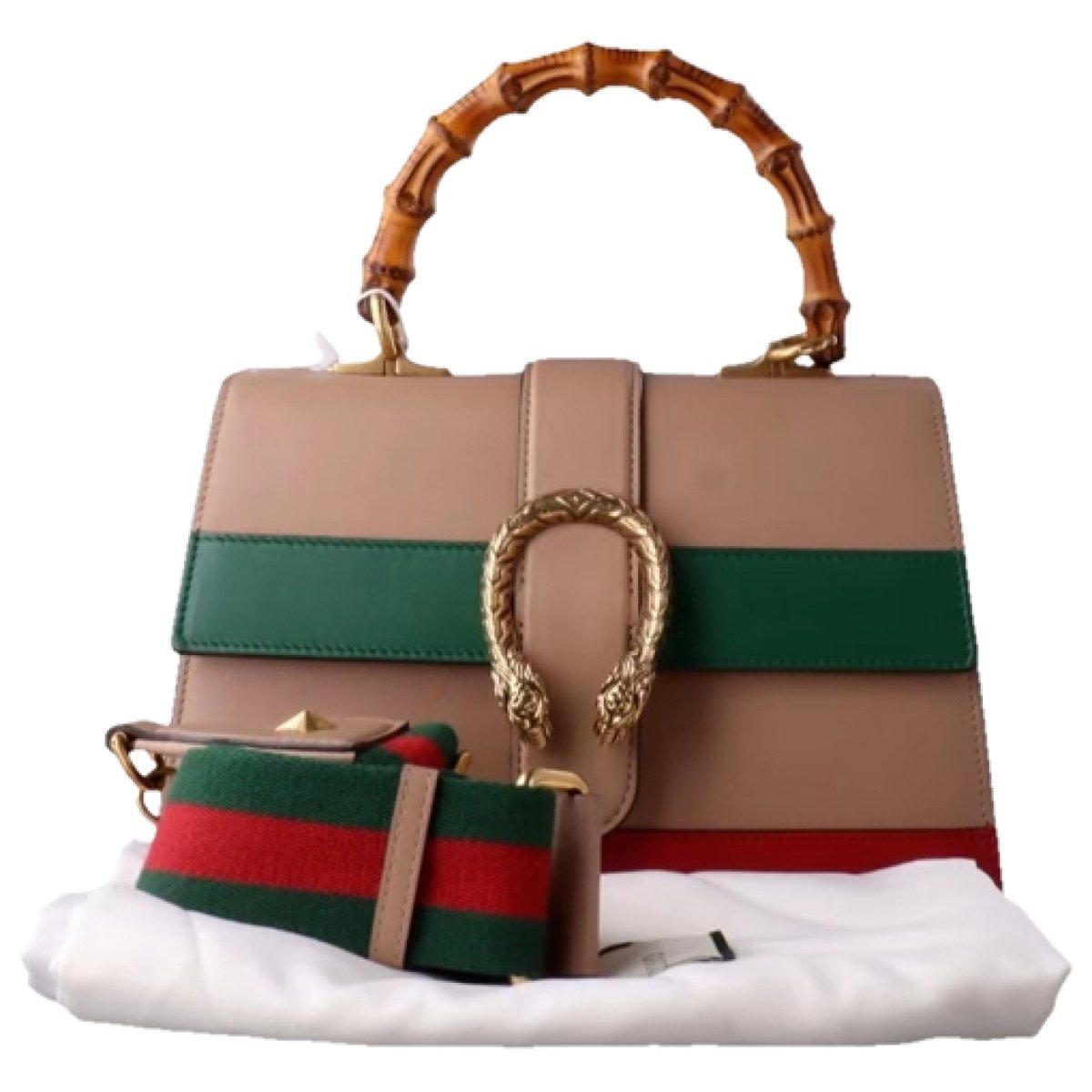 Dionysus Bamboo leather handbag