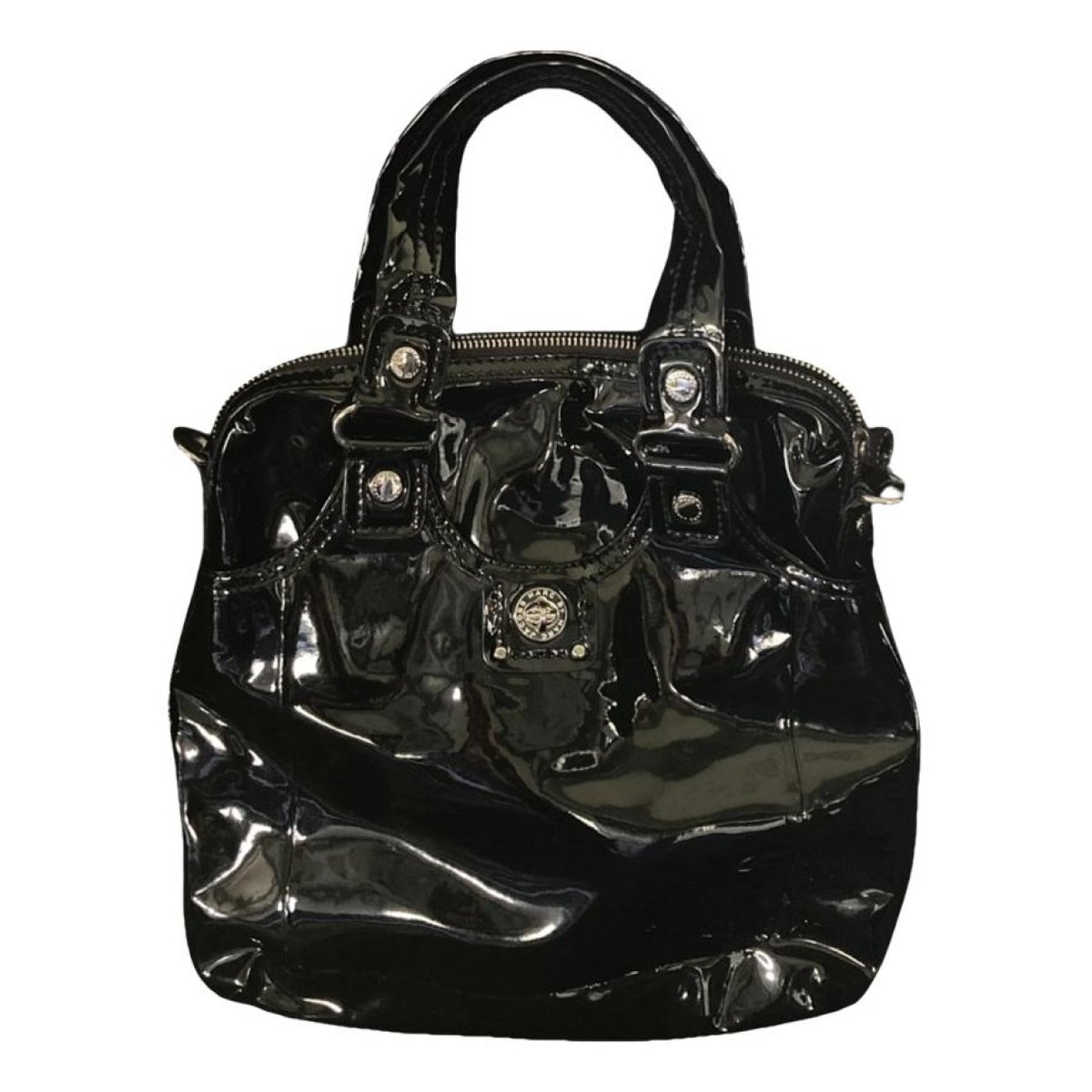 Too Hot to Handle patent leather crossbody bag