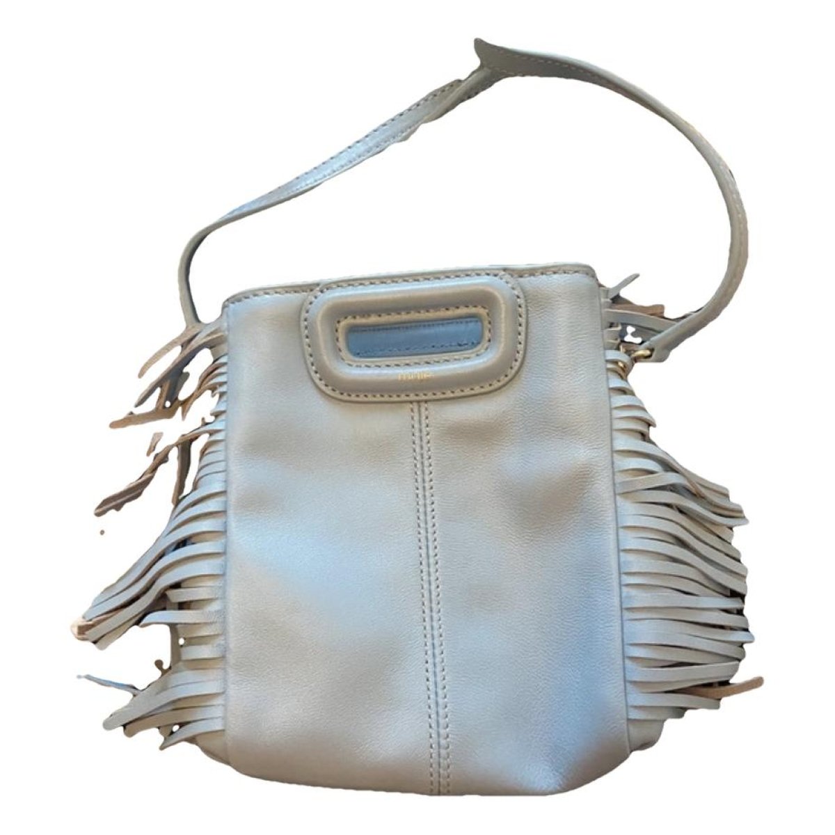 Sac M leather crossbody bag
