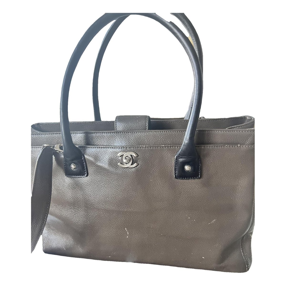 Executive leather tote