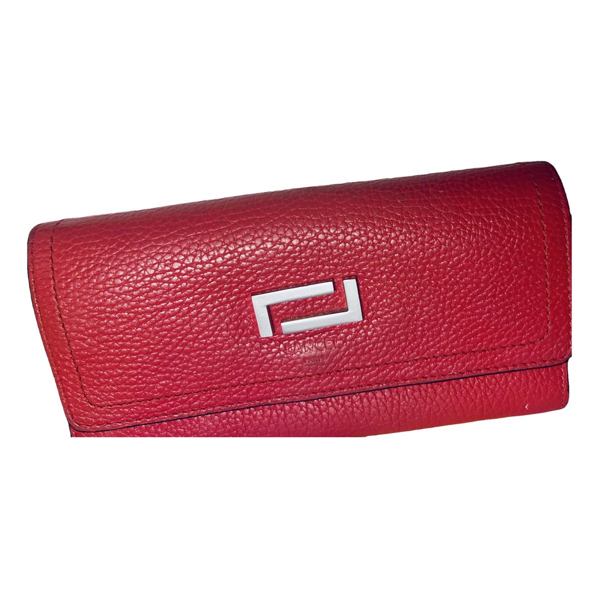 Lettrines leather wallet