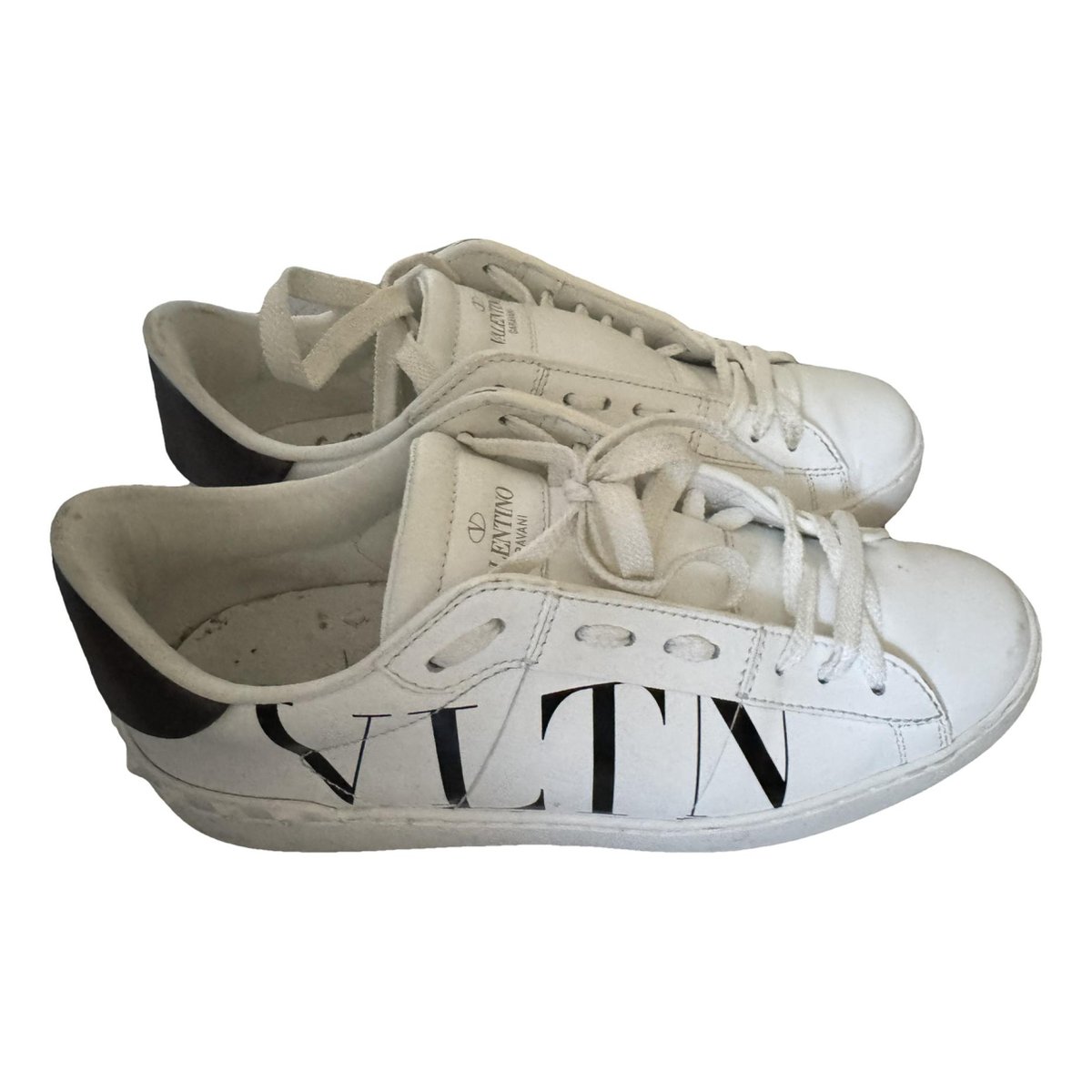 Open VLTN leather trainers