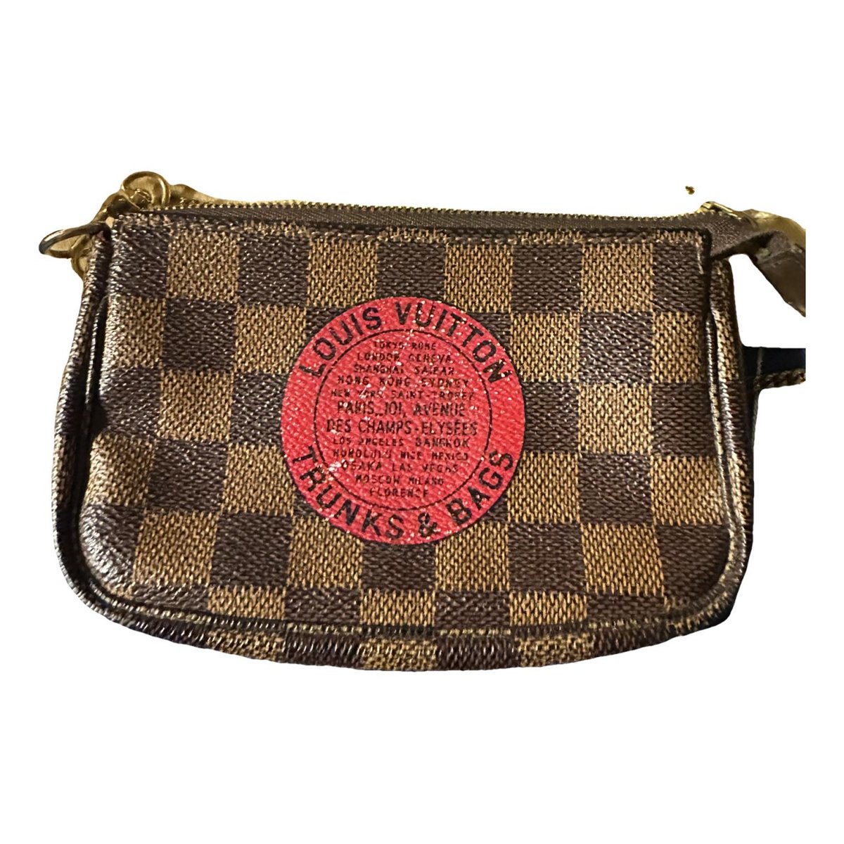 Pochette Trunk cloth clutch bag