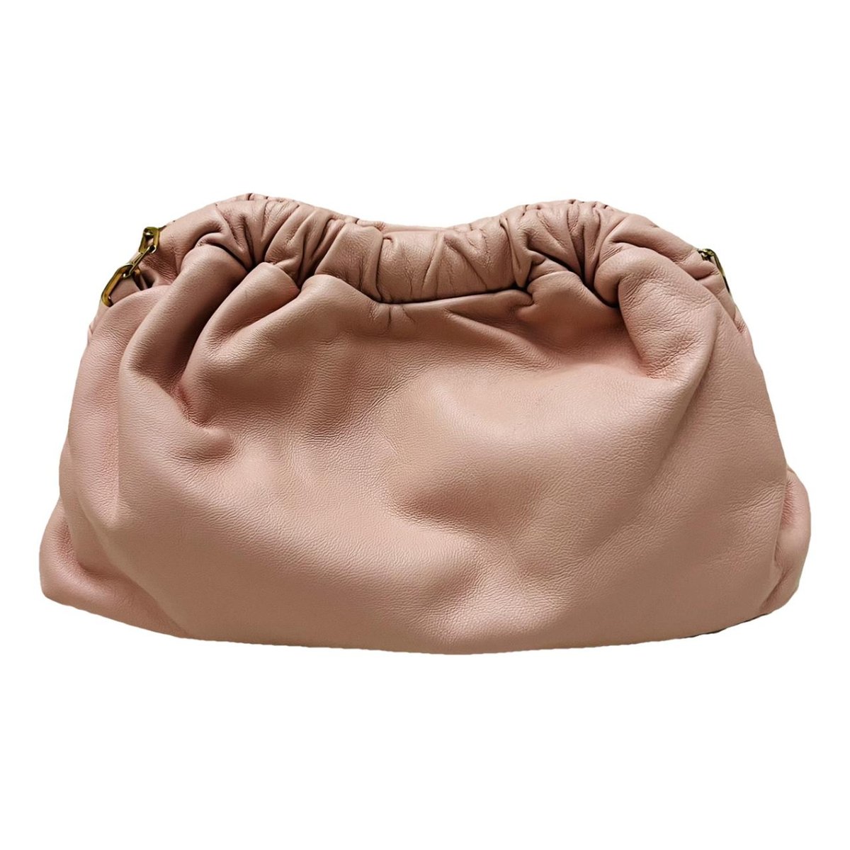 Cloud leather clutch bag