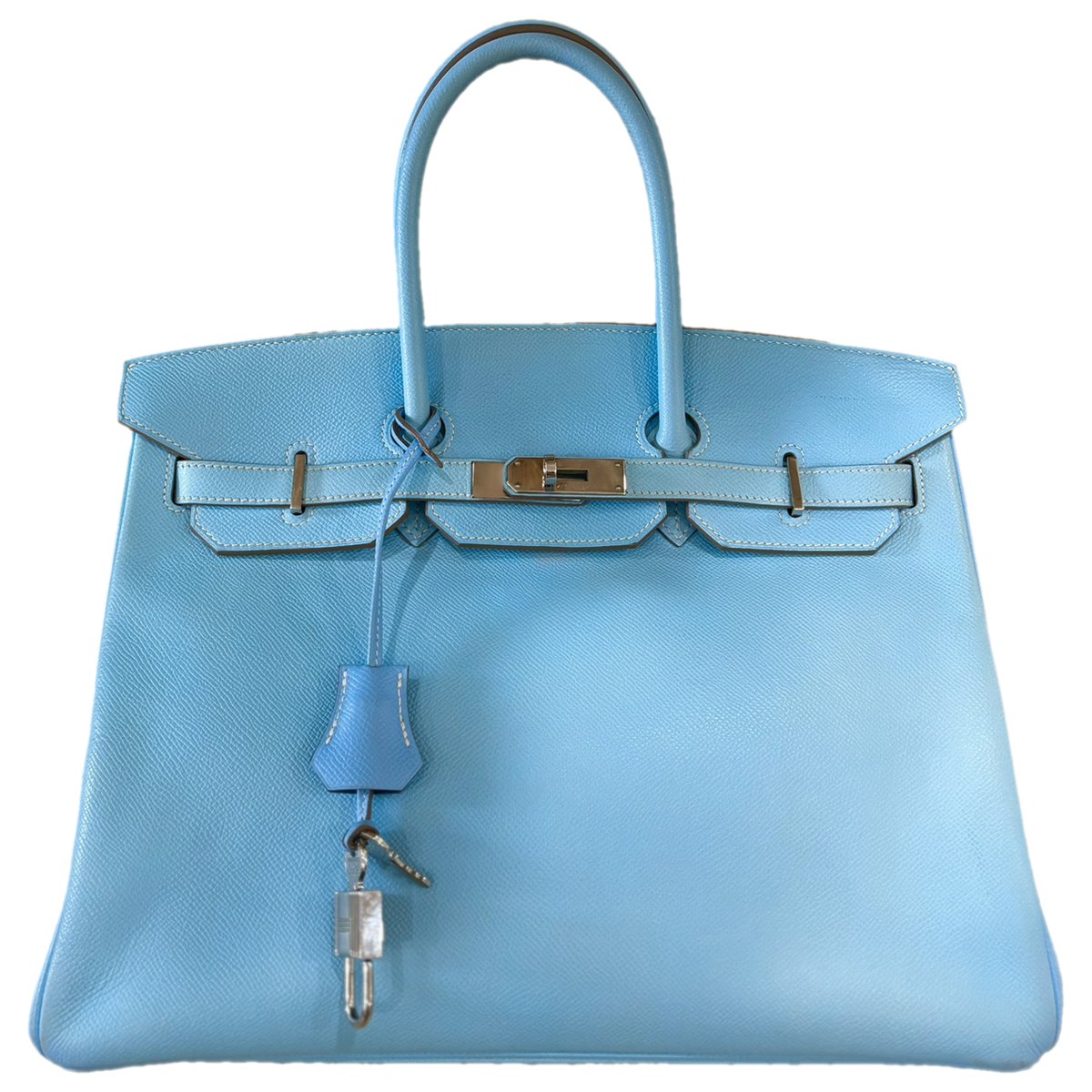 Birkin 35 leather handbag