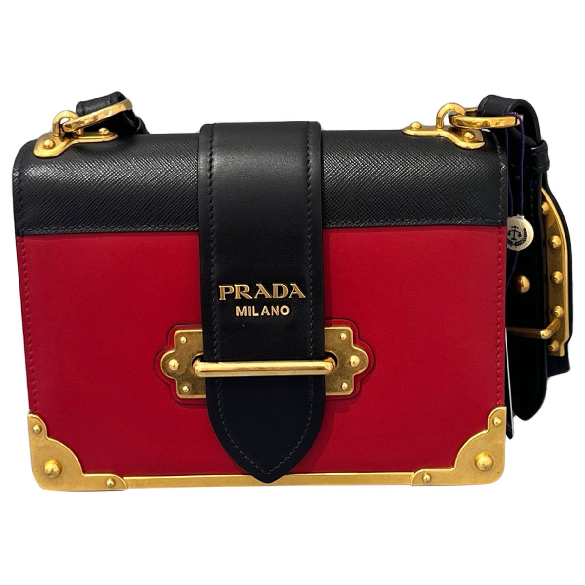 Cahier leather crossbody bag