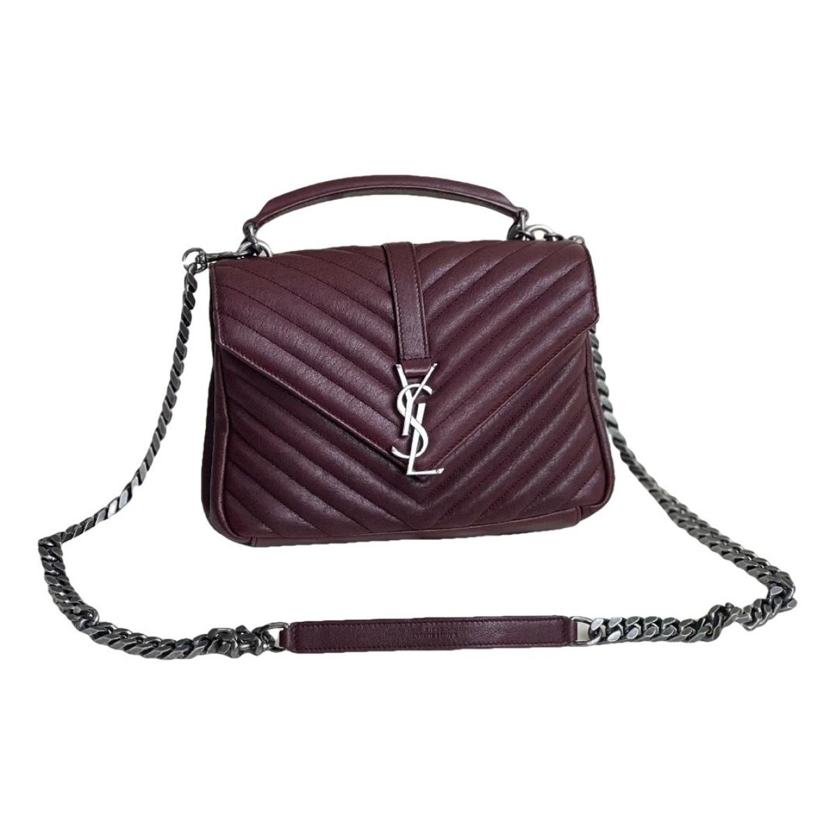 Collége monogramme leather handbag