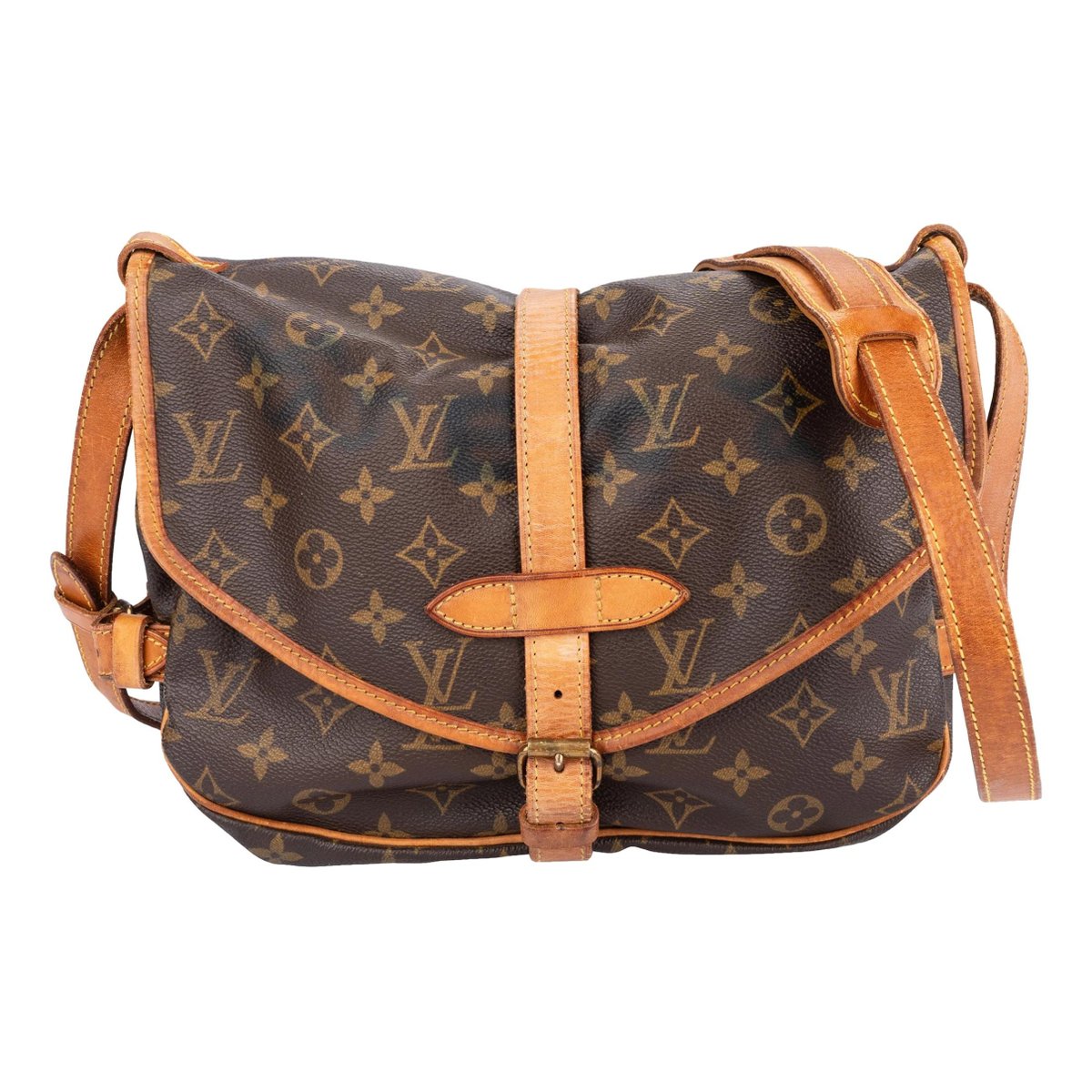 Saumur leather crossbody bag