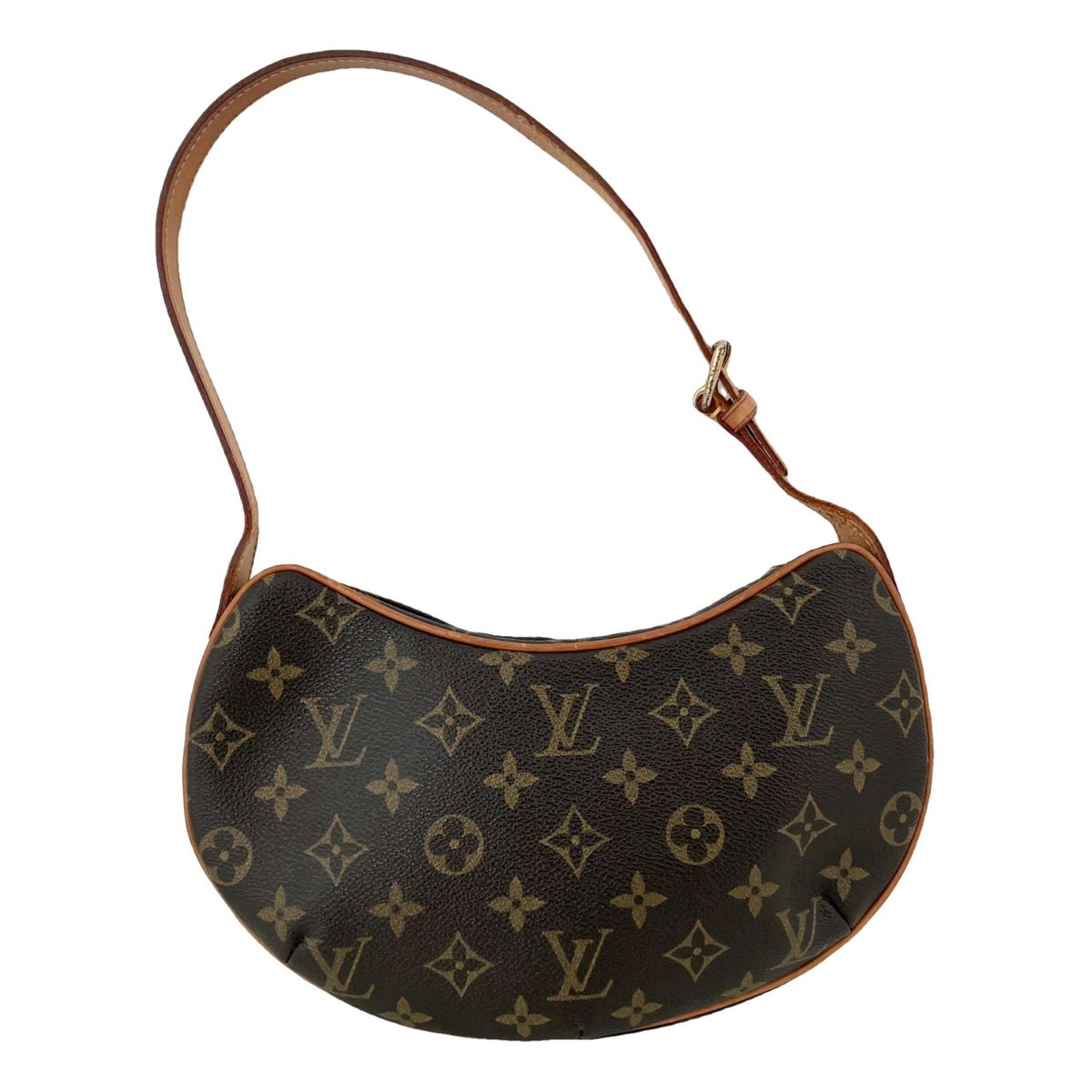 Croissant leather handbag