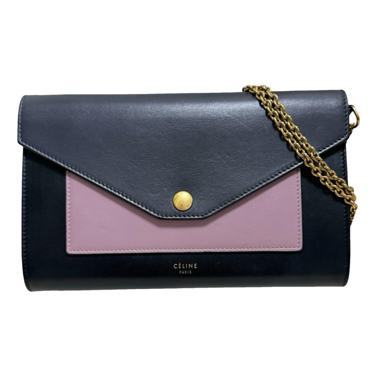 Pocket leather crossbody bag