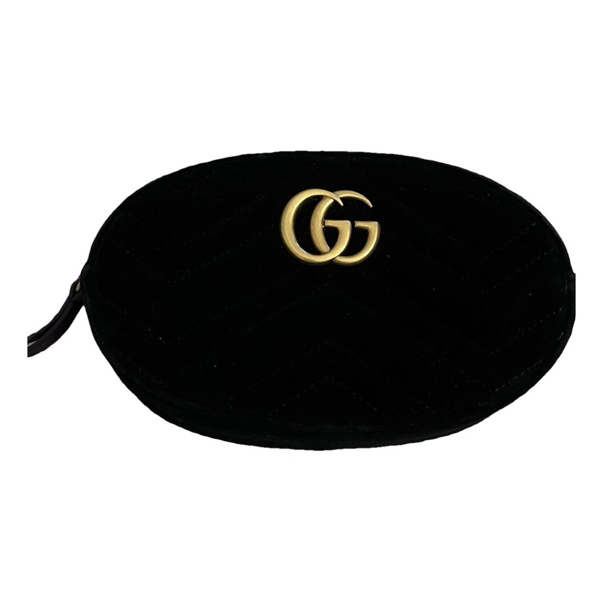 GG Marmont Oval velvet handbag