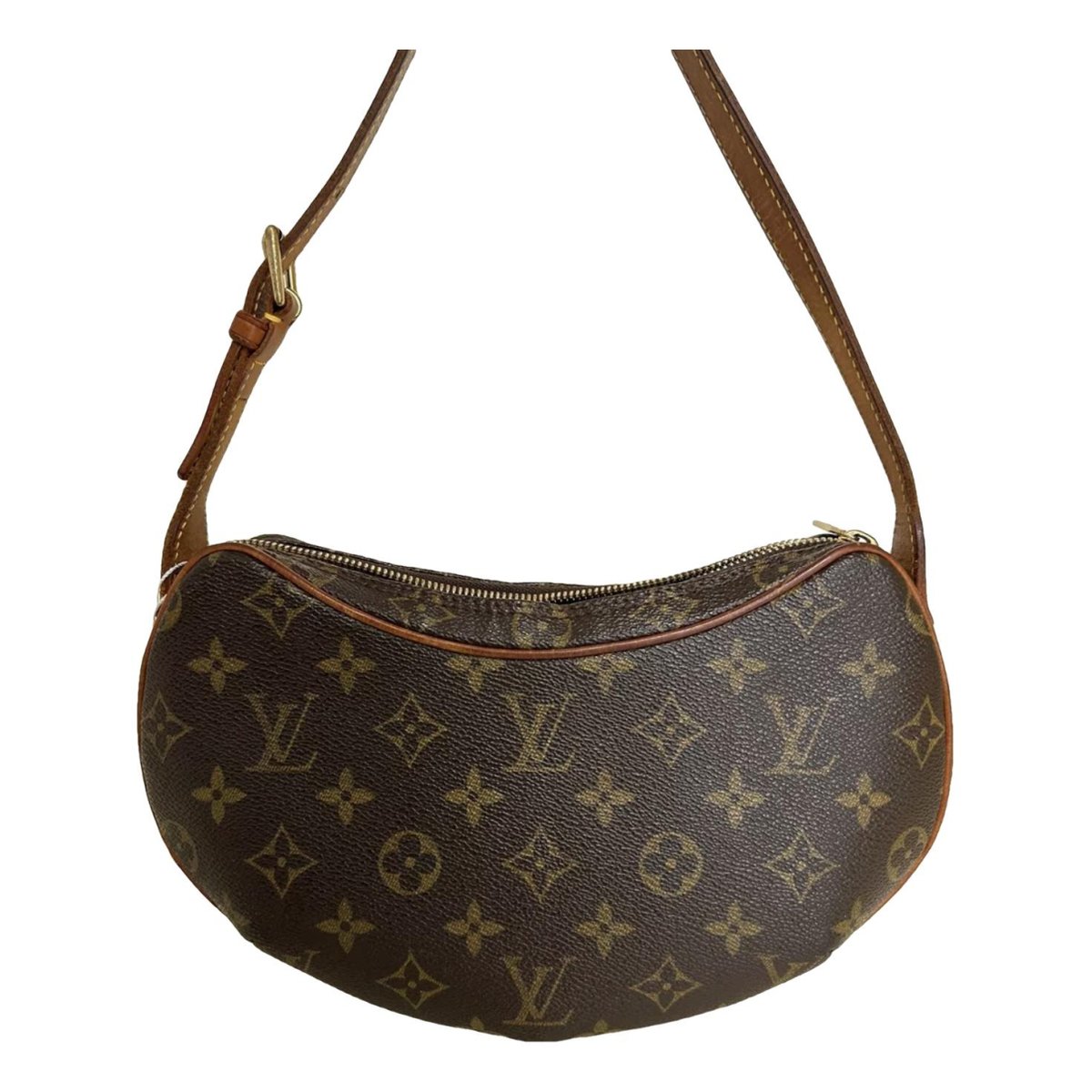 Croissant leather handbag