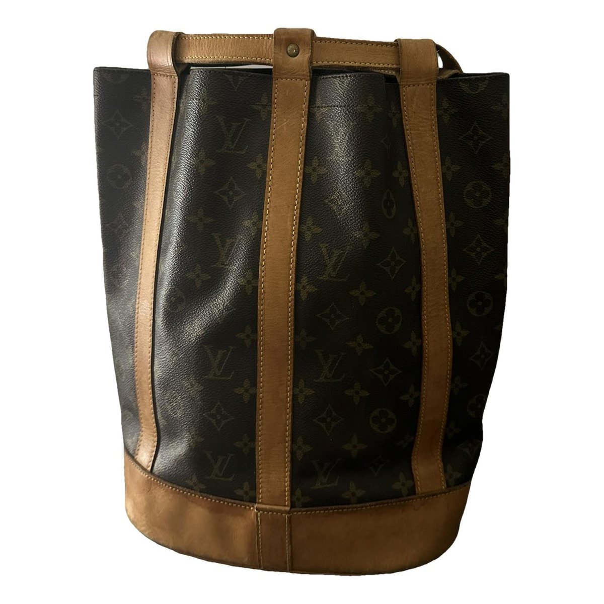 Randonnée leather backpack