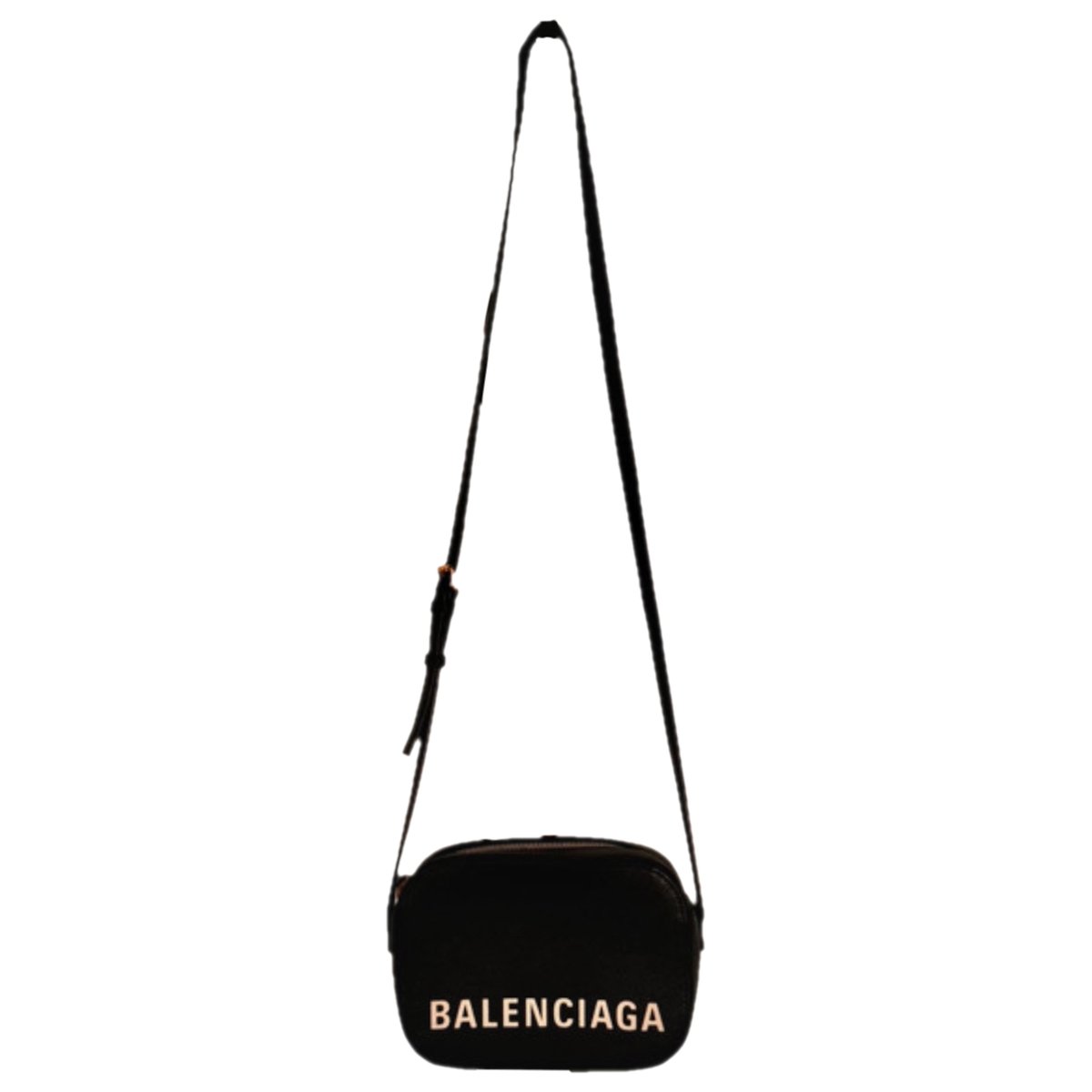 Camera leather crossbody bag