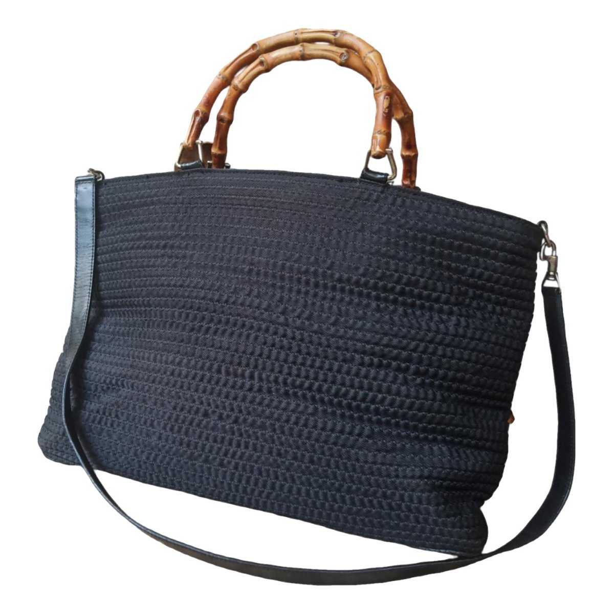 Vintage Bamboo leather handbag