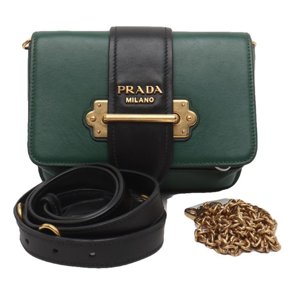 Cahier leather crossbody bag