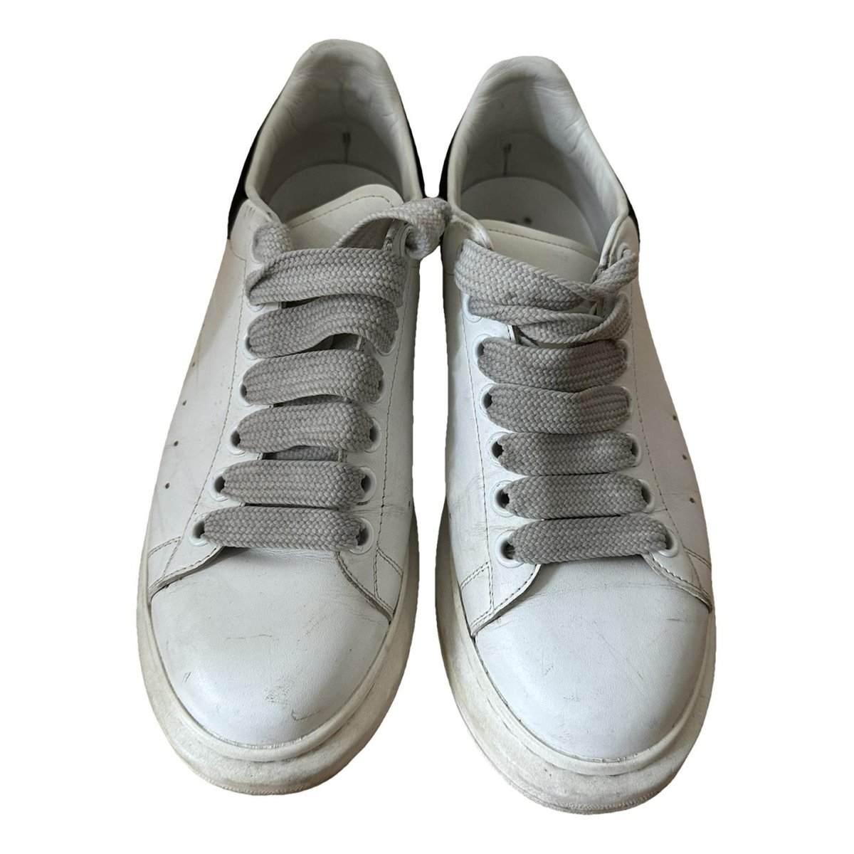 Oversize leather trainers