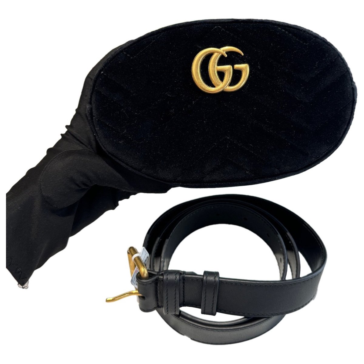 GG Marmont Oval leather handbag