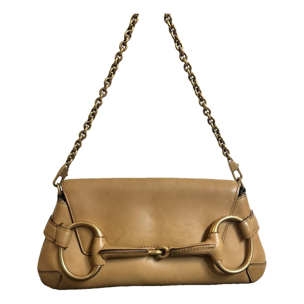 Horsebit Chain leather handbag