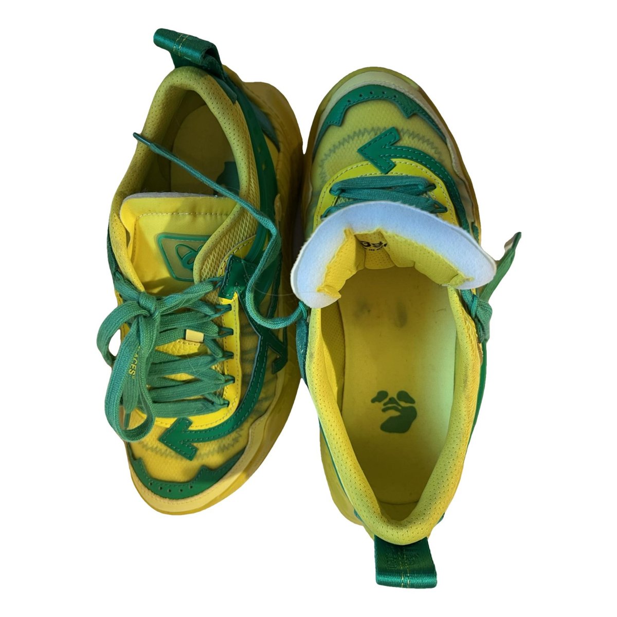 Odsy-1000 leather trainers
