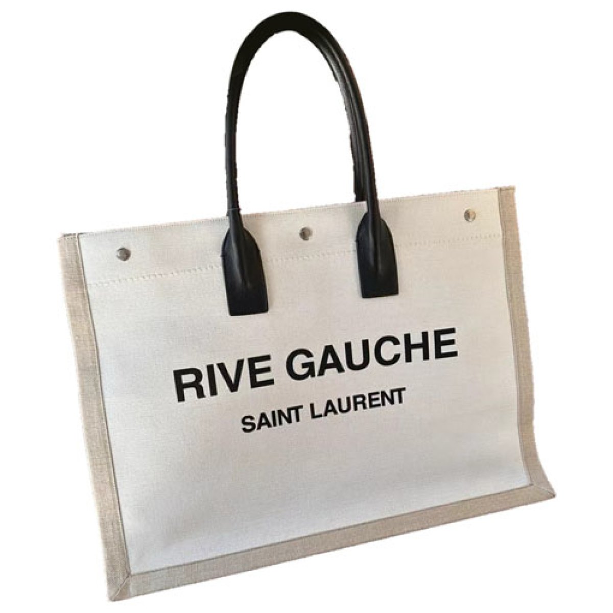 Rive Gauche cloth handbag