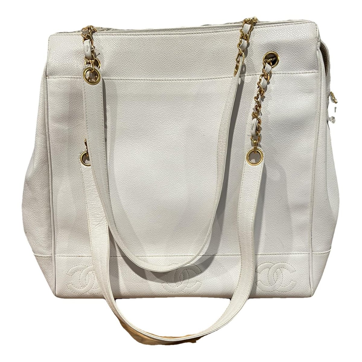 Vintage CC Chain leather handbag