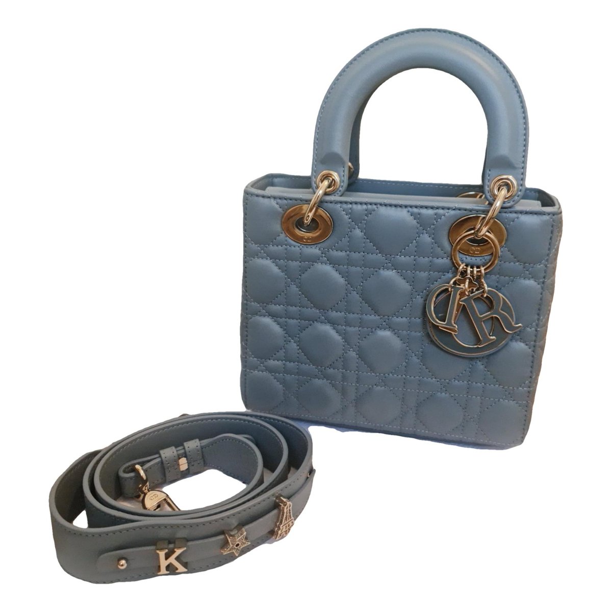 Lady Dior leather handbag
