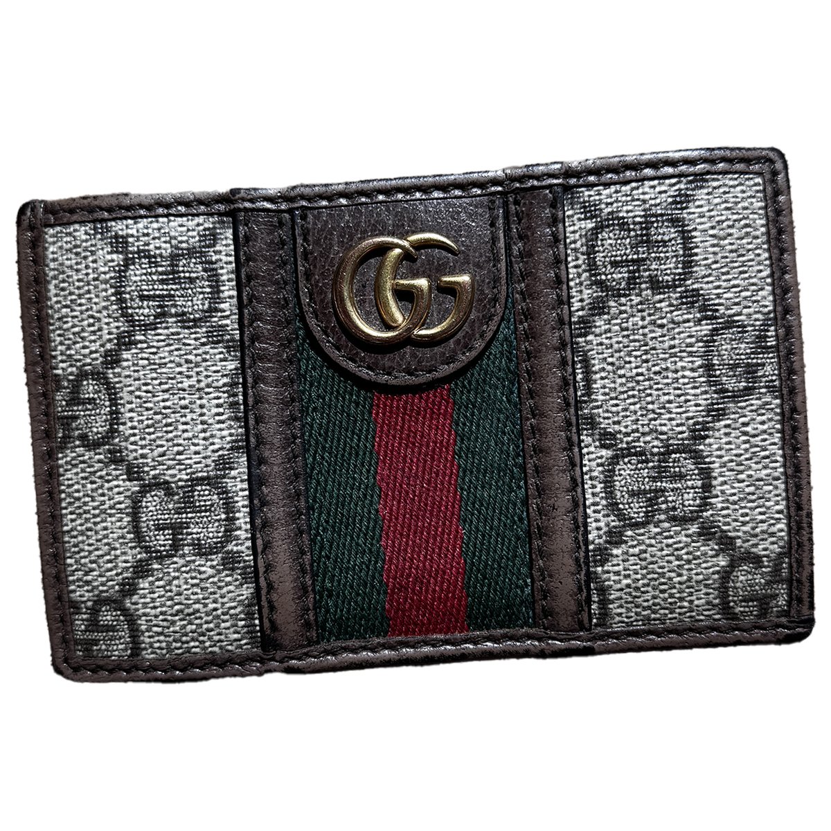 Ophidia leather card wallet