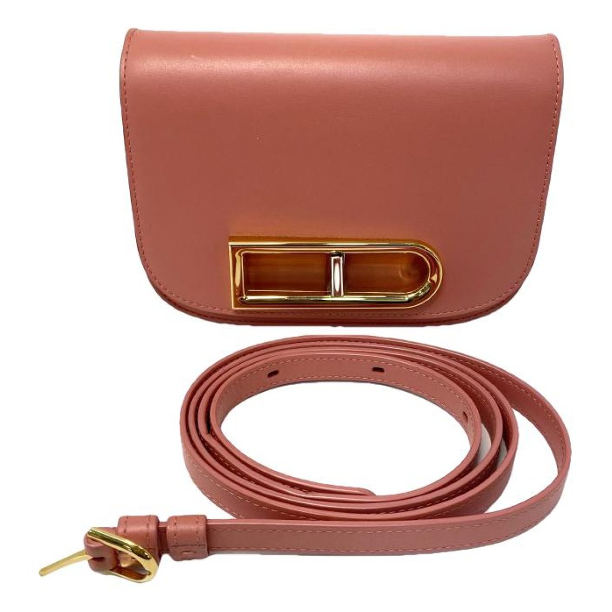 Pin leather handbag