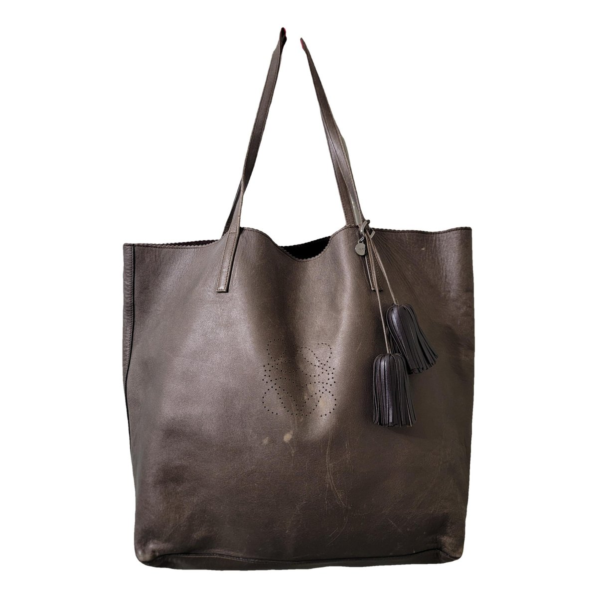 Anagram leather handbag