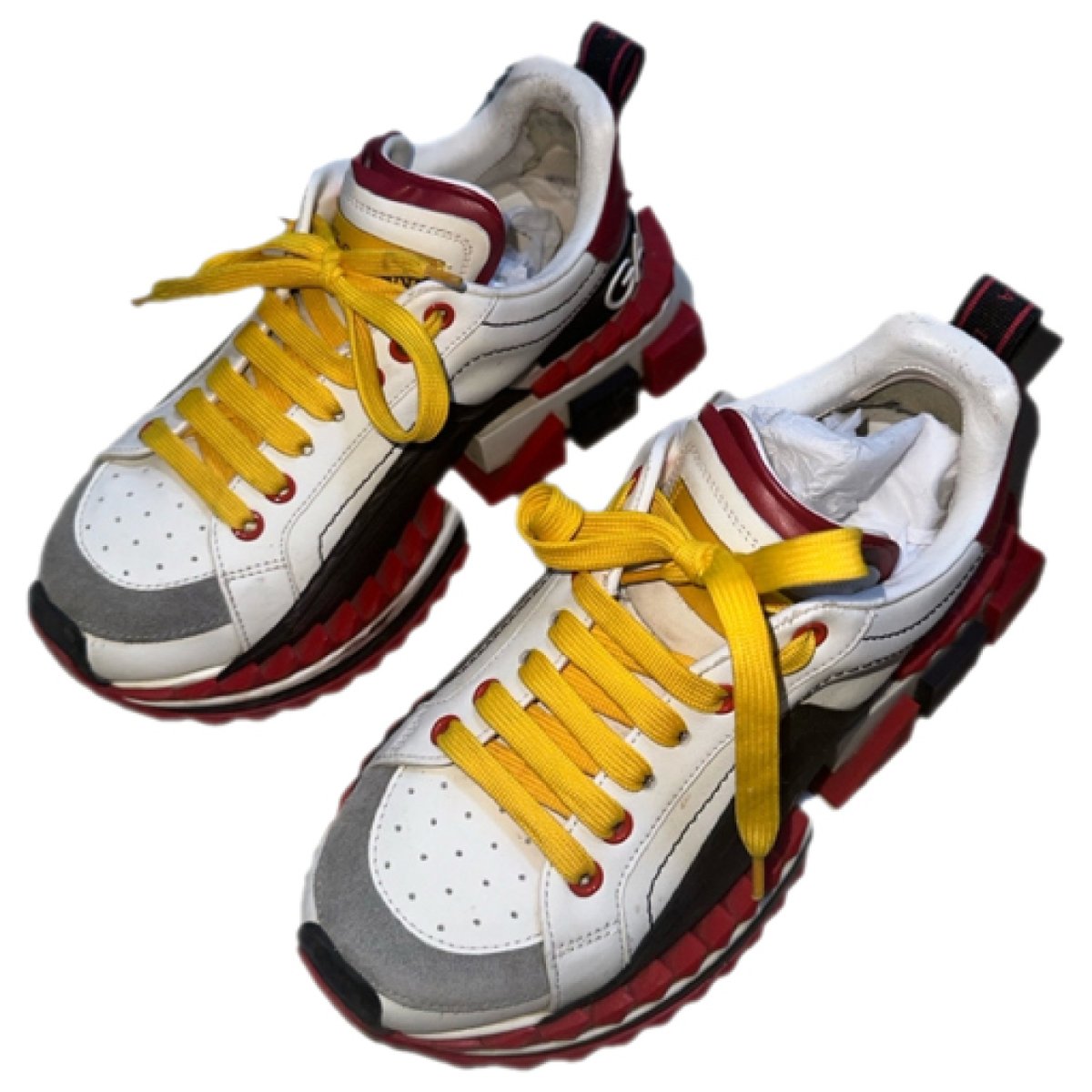 Super King leather trainers