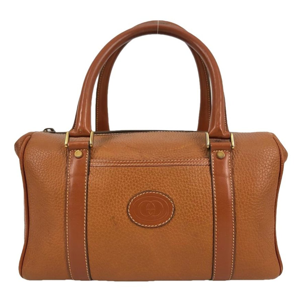 Boston leather handbag