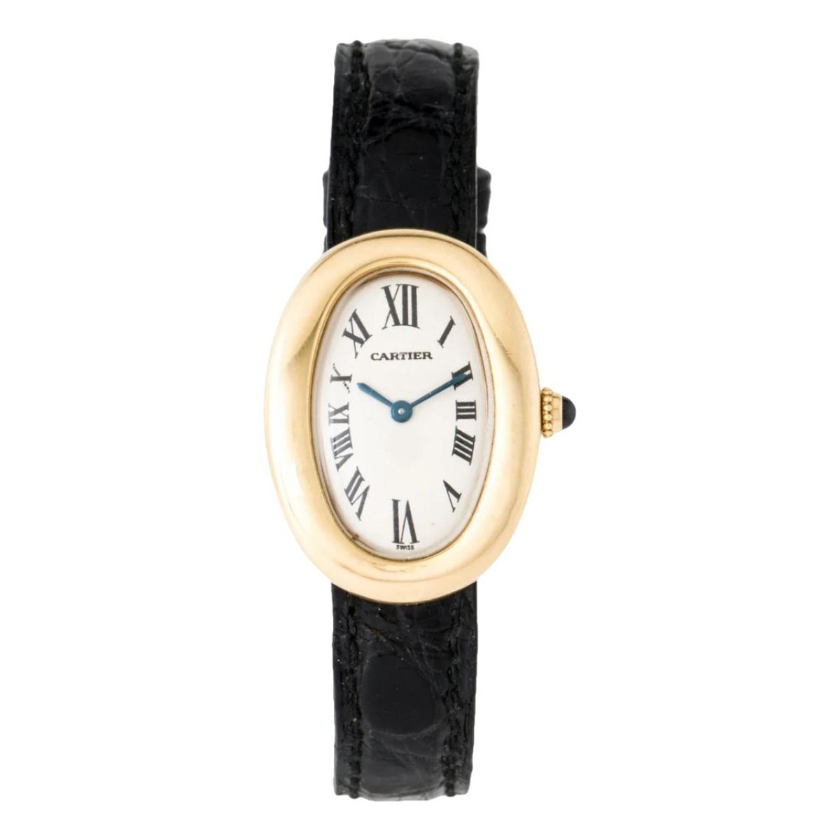 Baignoire yellow gold watch