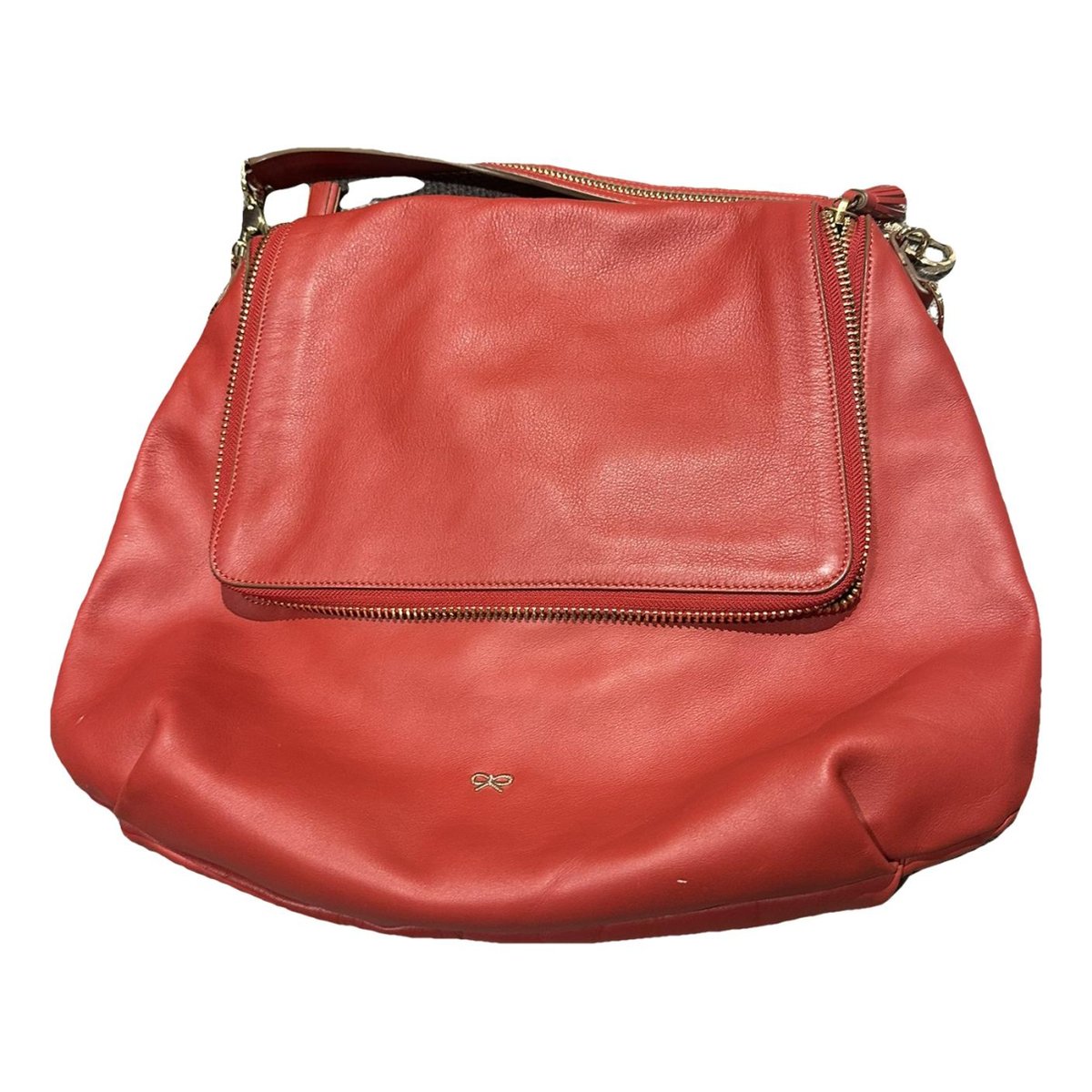 Maxi Zip leather handbag