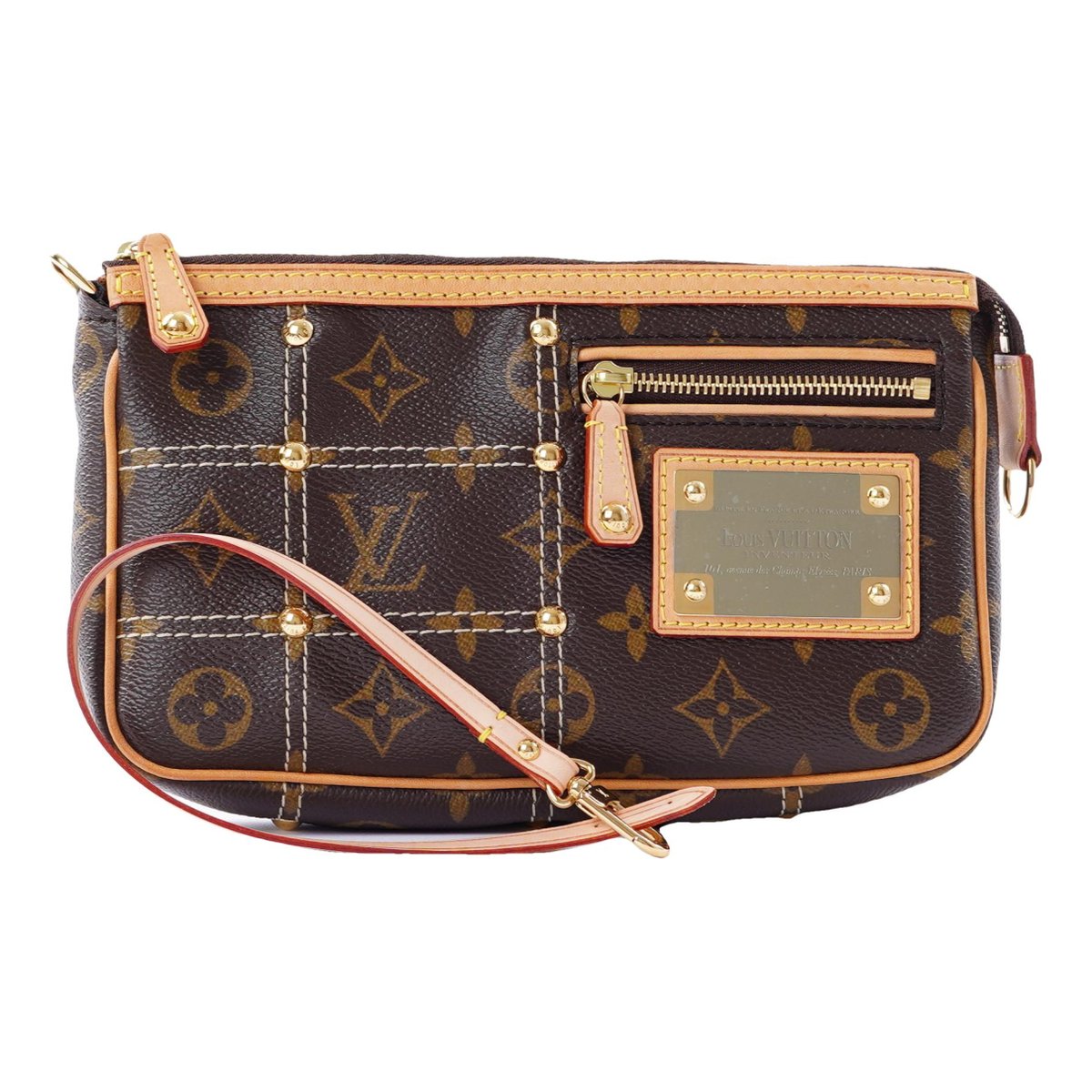 Pochette Accessoire leather clutch bag