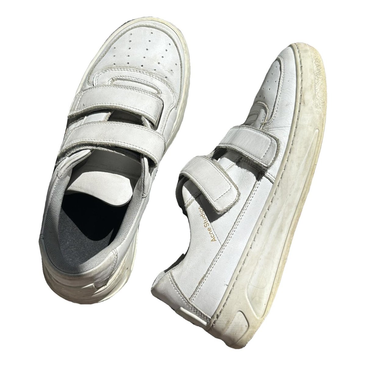 Steffey leather trainers