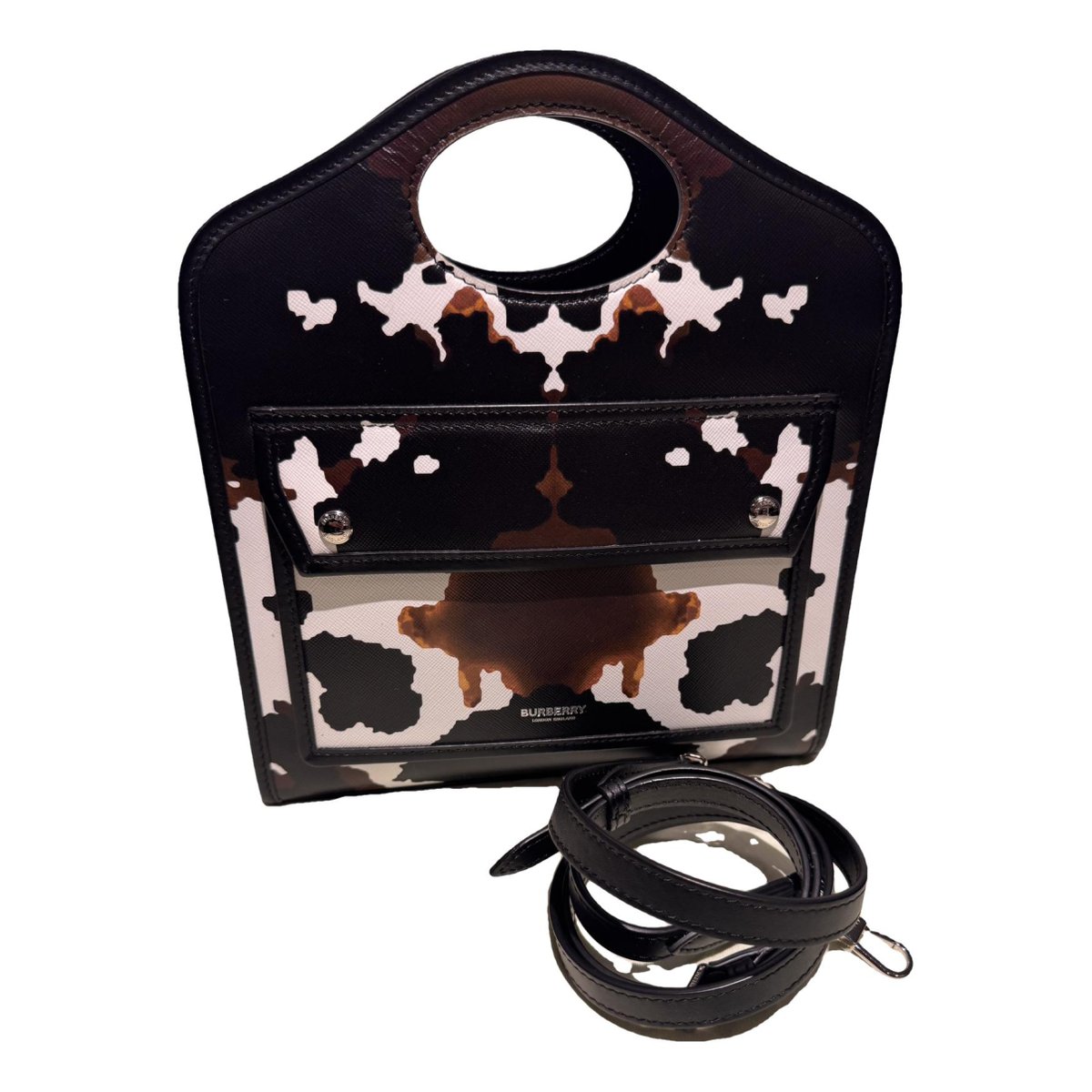 Pocket Mini leather crossbody bag