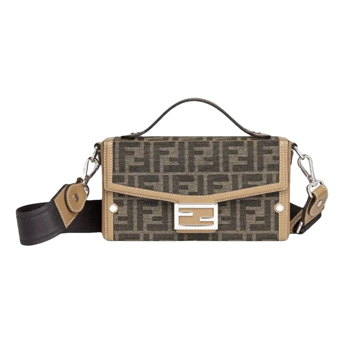 Baguette cloth crossbody bag