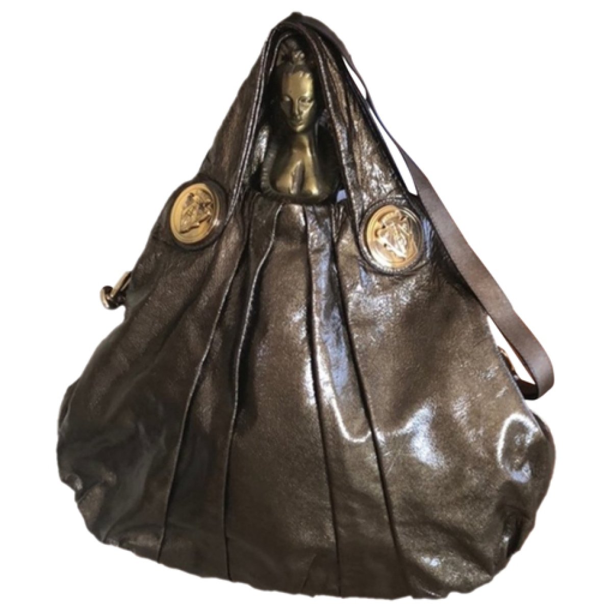 Hysteria patent leather satchel