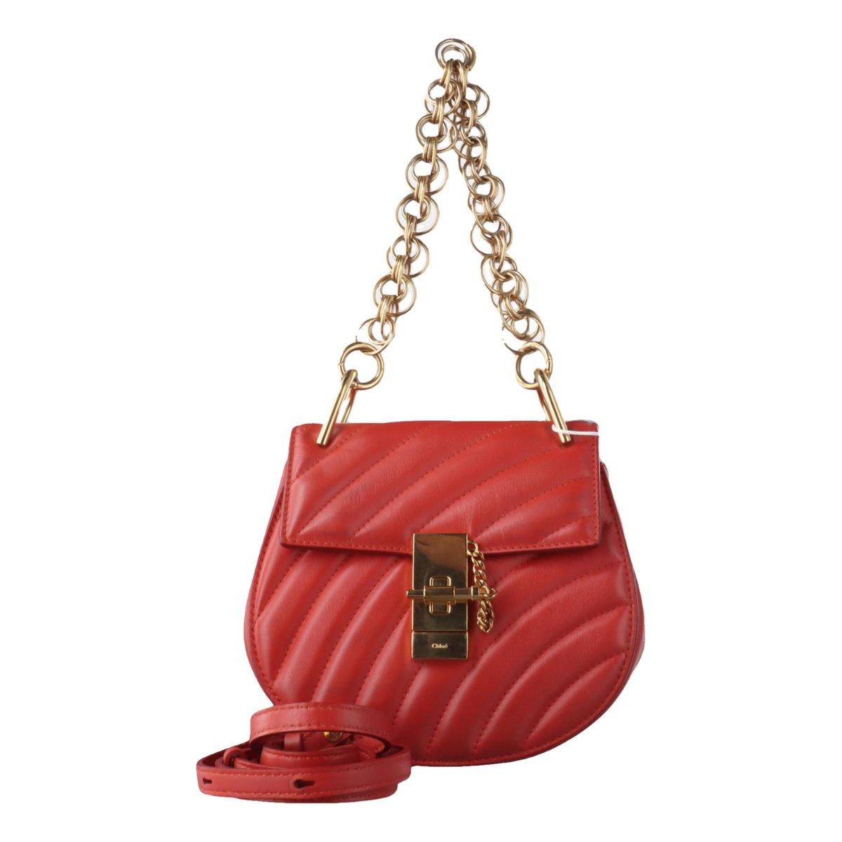 Drew leather crossbody bag