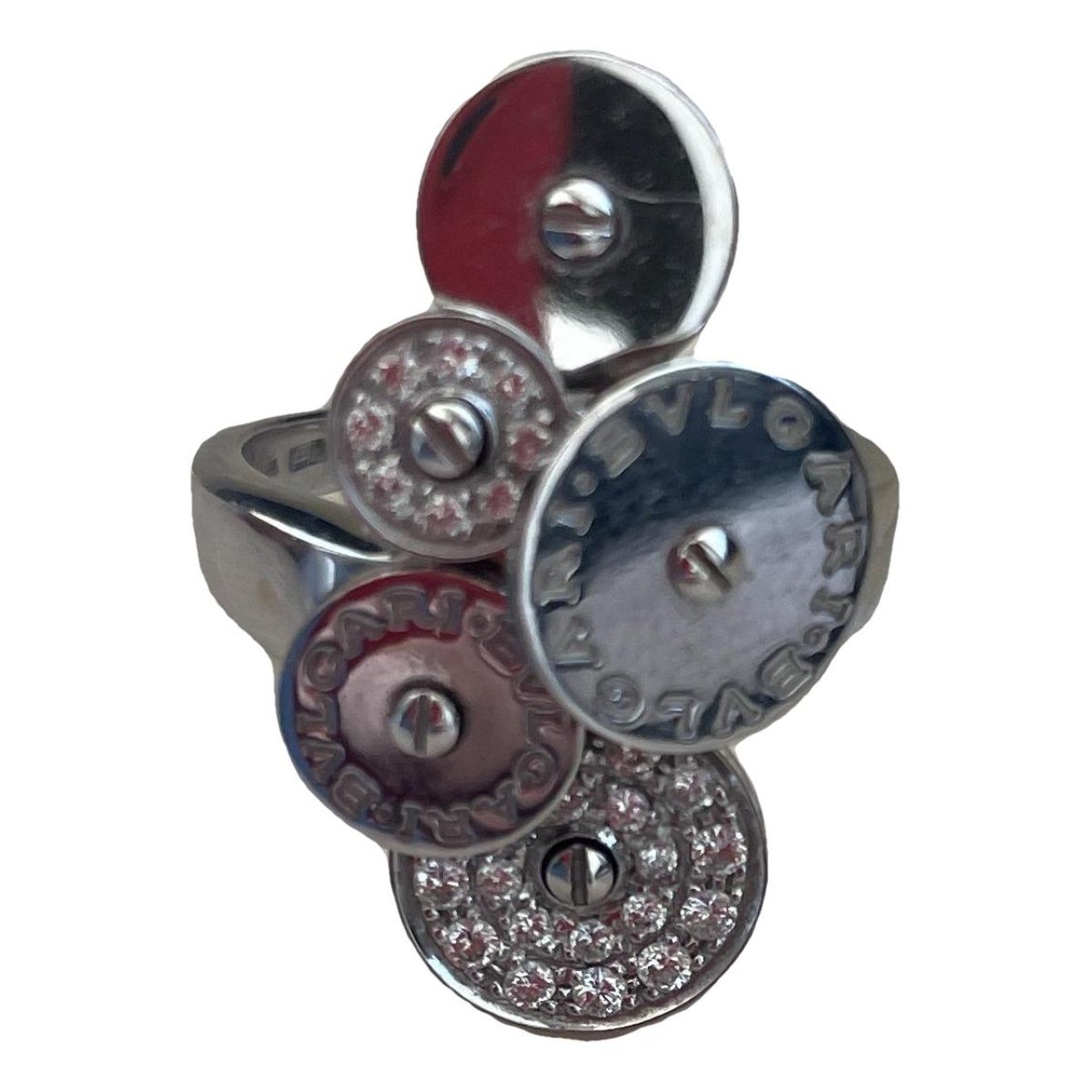 Cicladi white gold ring